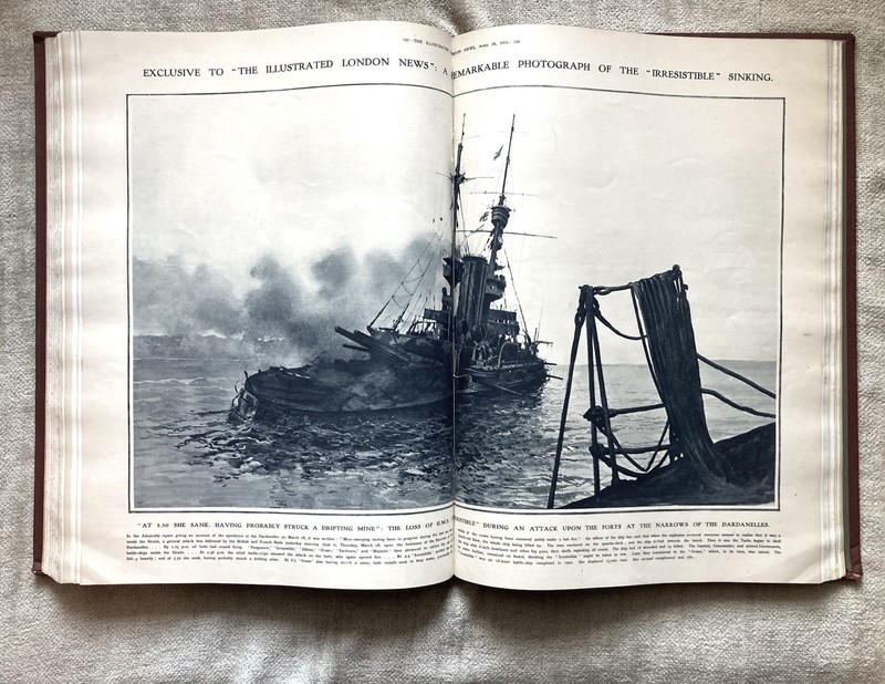 The Illustrated London News, 1915, World War One, Jan. To June, Illus. Good++