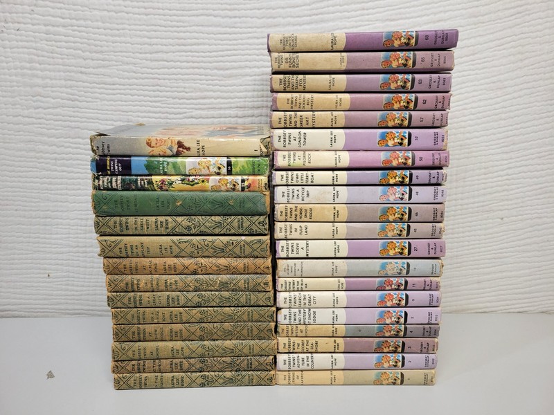 Lot of 34 Vintage The Bobbsey Twins Hardcover Children’s Books by Laura Lee Hope