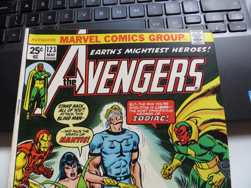 Avengers #124 MANTIS ORIGIN! Iron Man, Thor 1974 VFN gallery