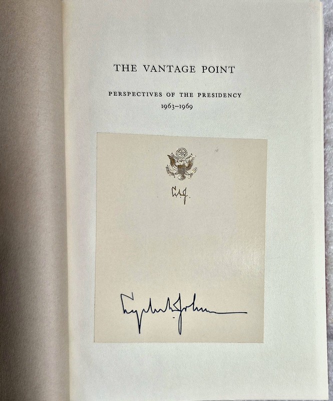 The Vantage Point • Lyndon B. Johnson (Signed • 1st Edition • 1971 • DJ) VG gallery