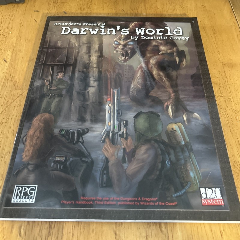 RPG Objects RPO 0001 – Darwin’s World *NEW* – d20 System RPG Book