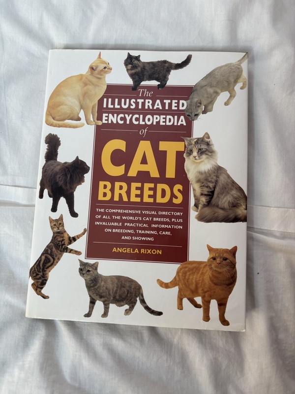 Wellfleet Press the Illustrated Encyclopedia of Cat Breeds by Angela Rixon 1995