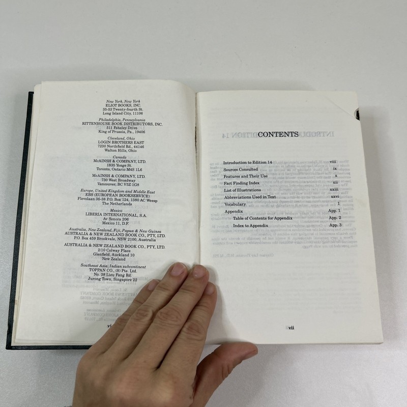 Taber's Cyclopedic Medical Dictionary (Hardback, 1981) F A Davis Company gallery