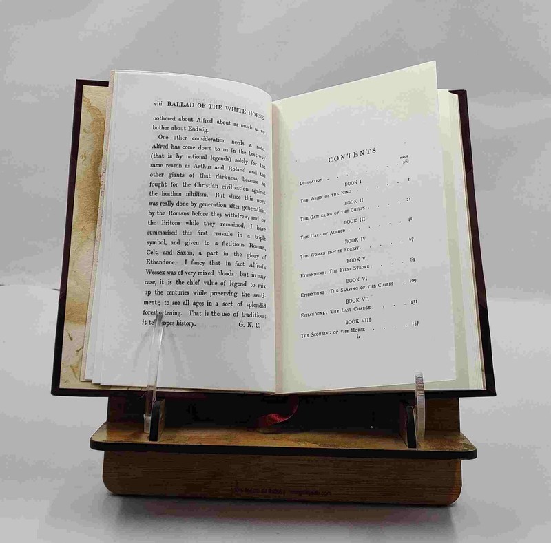 The Ballad Of The White Horse 1920 by G. K. Chesterton [Leather Crafted] gallery