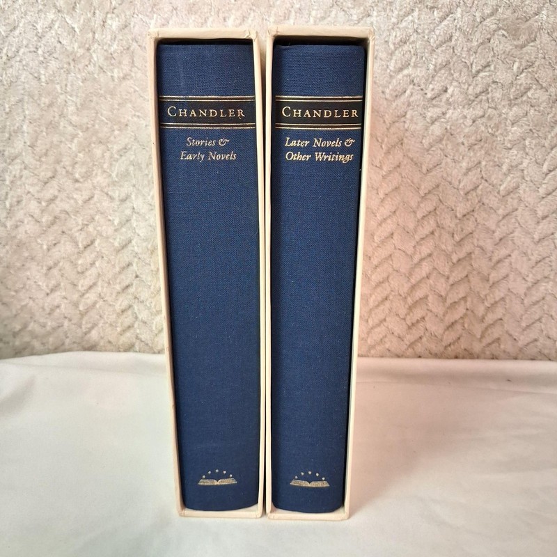 Raymond Chandler Stories & Later Novels LOA 2 Vol HC Slipcase Set First Ed