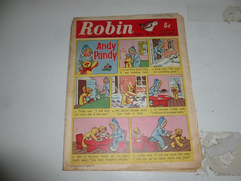 ROBIN Comic (Companion to Eagle Girl & Swift) – Vol 8 – No 53 – Date 31/12/1960