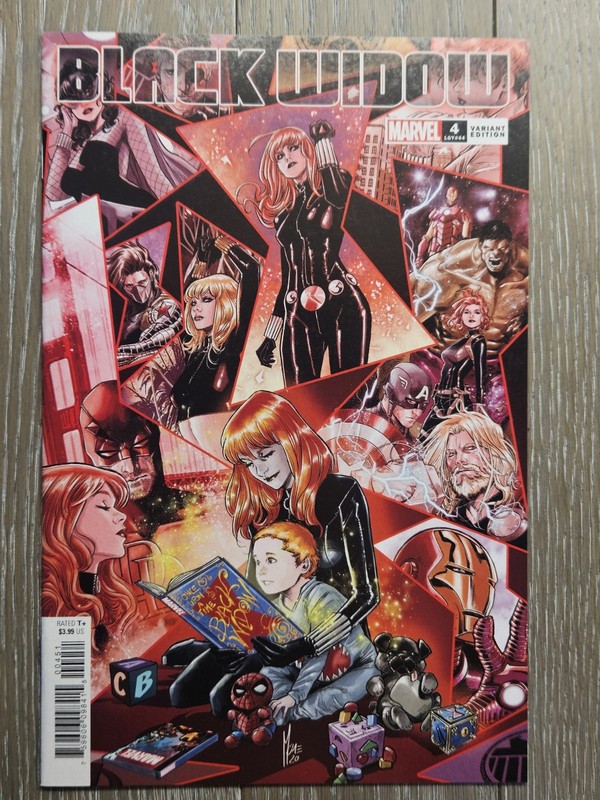 BLACK WIDOW #4 NEAR MINT 2021 MARCO CHECCHETTO VARIANT MARVEL COMICS b-82 gallery