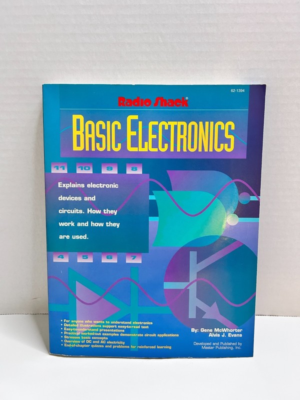 Radio Shack Basic Electronics Explains Devices and Circuits 1994 Softcover