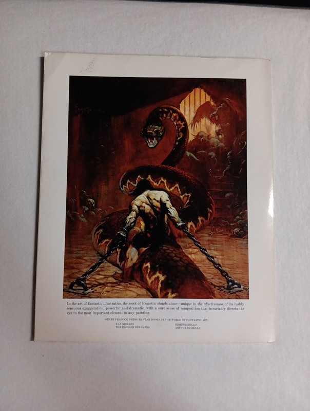 The Fantastic Art of Frank Frazetta Peacock Press VG Condition Fantasy Dark gallery