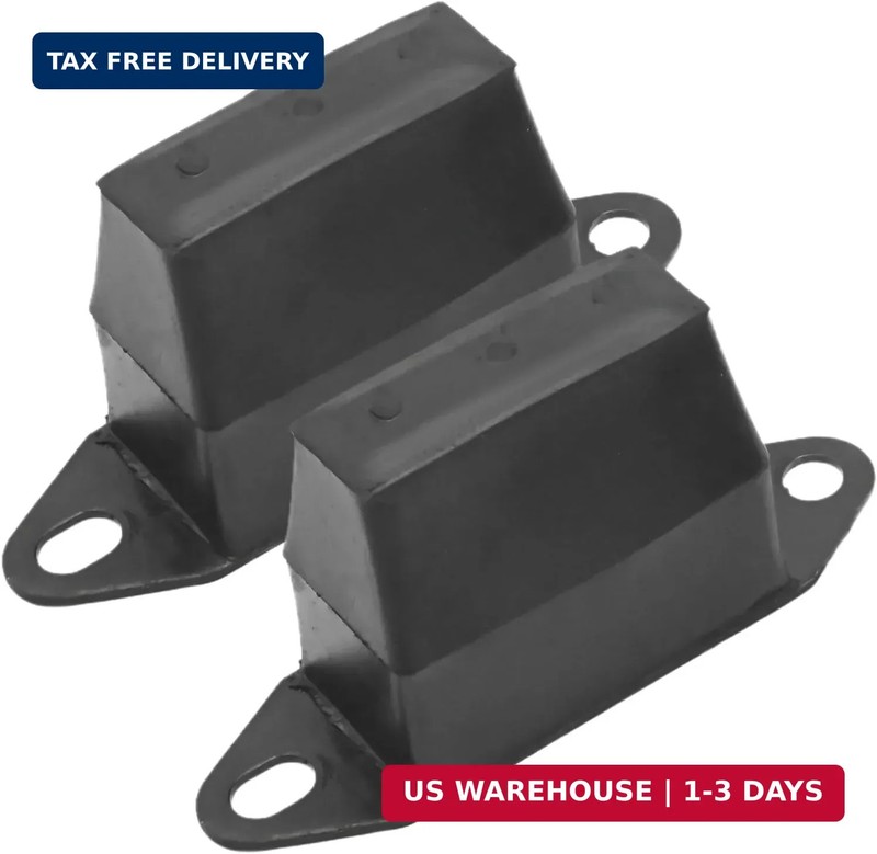 2Pcs 3 Inches Rear Leaf Spring Bump Stops, Suspension Jounce Bumpers Replacement