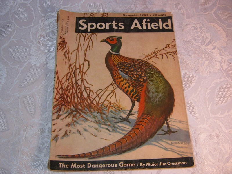 Sports Afield Nov 1943 Hunting Fishing 1940’s vintage magazine