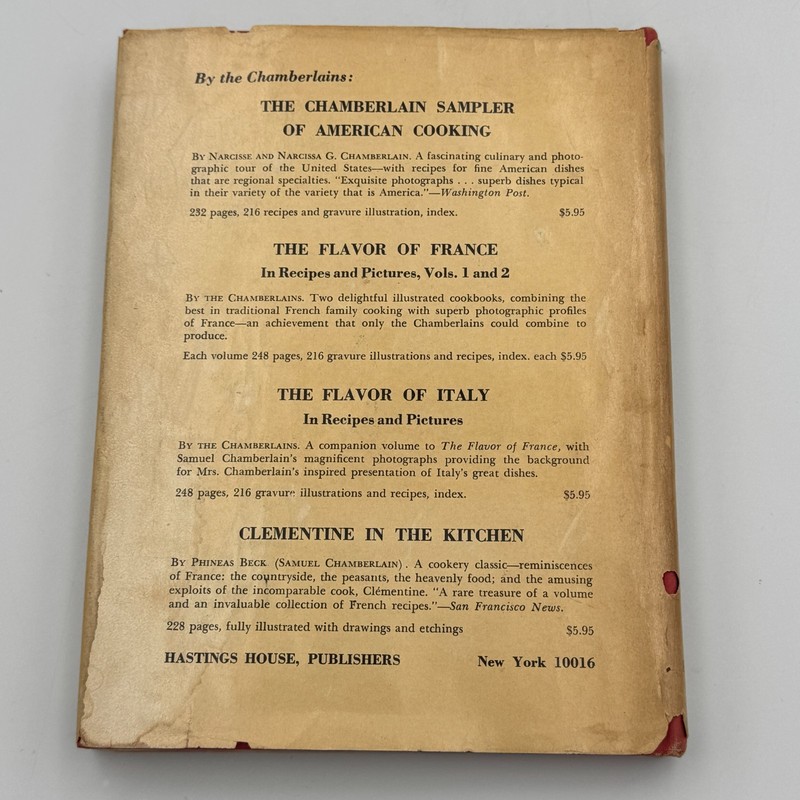 The Flavor of France in Recipes and Pictures by the Chamberlains HCDJ 5th Print gallery