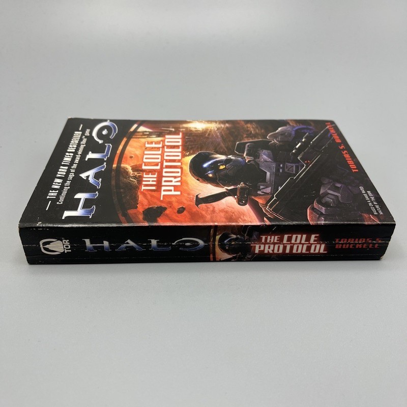 Halo The Cole Protocol Tobias S Buckell Military Scifi Paperback 2009 Tor 1st gallery
