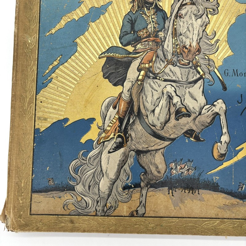 Bonaparte by Georges Montorgueil Antique Decorated Cloth Paris France Book 1910 gallery