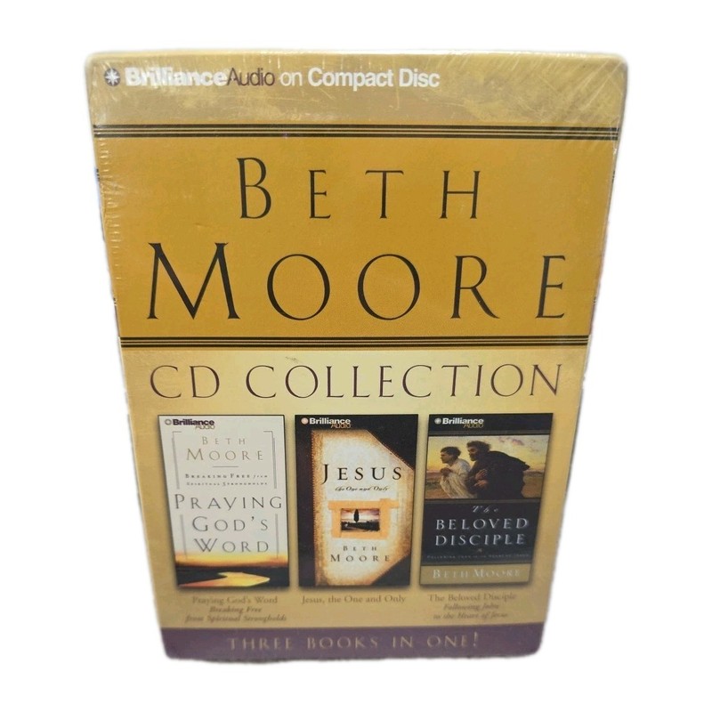 Beth Moore CD Collection:Praying God’s Word, Jesus,One & Only, Beloved Disciple