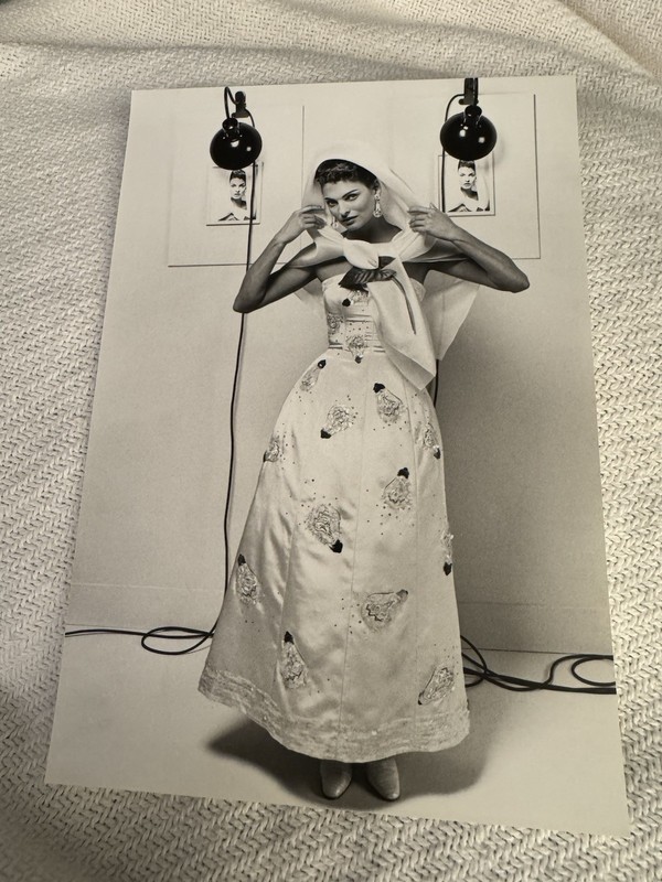 Chloe Runway Spring 1996 Written Invite Linda Evangelista Karl Lagerfeld RARE