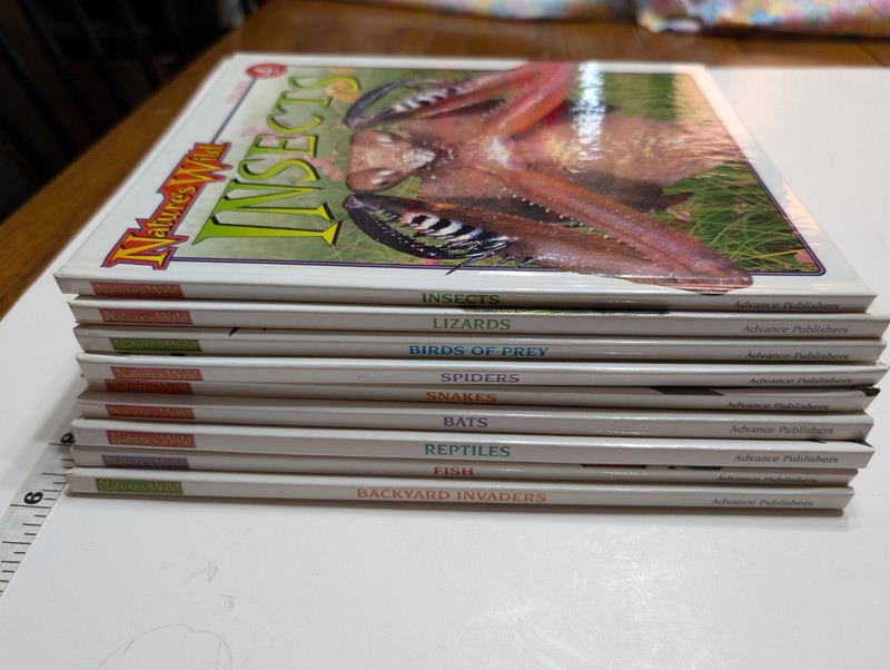 Nature’s Wild Collection -9 Hardcover various topics