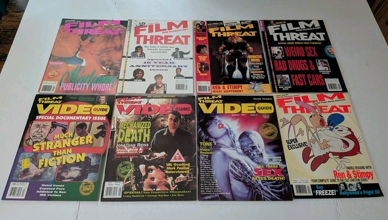 Film Threat Magazine Lot Issues 7, 9, 16, 21, 22 Video Guide 3, 8, 13