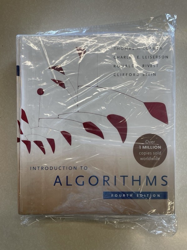 Introduction to Algorithms Hardcover BRAND NEW Fourth edition Cormen