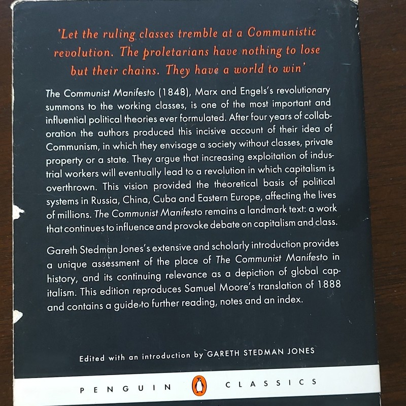 Penguin Classics The Communist Manifesto Marx Engels 2002 UK-B PB Revised gallery