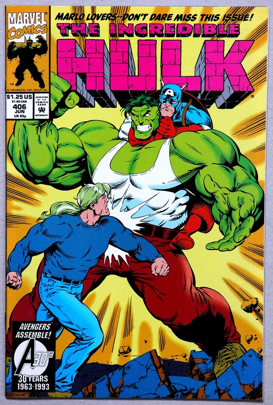 Incredible Hulk #406 Vol 1 – Marvel Comics – Peter David – Gary Frank