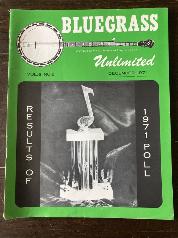 BLUEGRASS UNLIMITED magazine December 1971