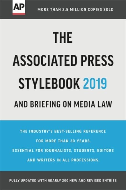 The Associated Press Stylebook 2019…, Press, Associat