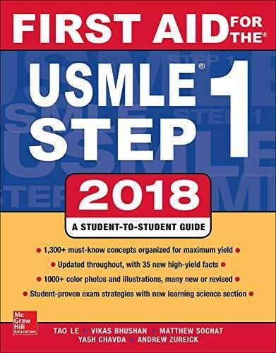 First Aid for the USMLE Step 1 2018 – Paperback By Le, Tao – GOOD