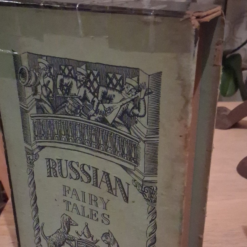 Russian Fairy Tales HC w/ Dust Jacket & Slipcase Pantheon 1st Afanasyev gallery