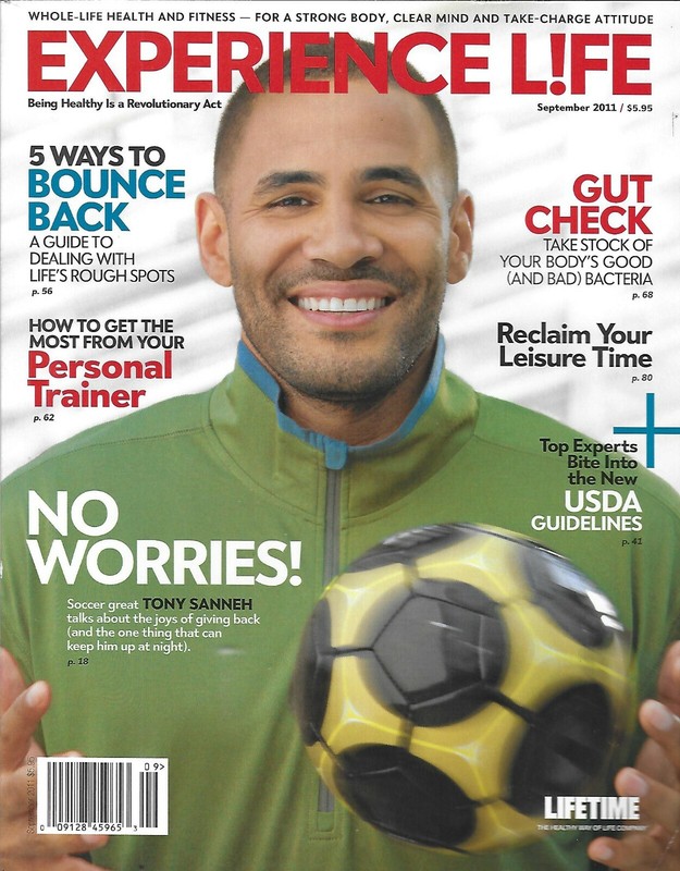 Experience Life Magazine Tony Sanneh Bacteria Personal Trainer Leisure Time