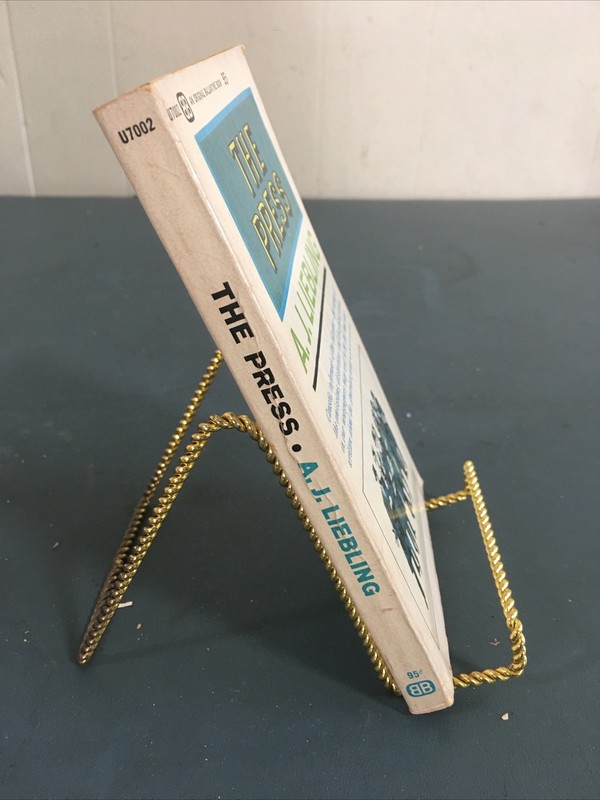 The Press by A.J. Liebling Vintage Paperback 1964 gallery