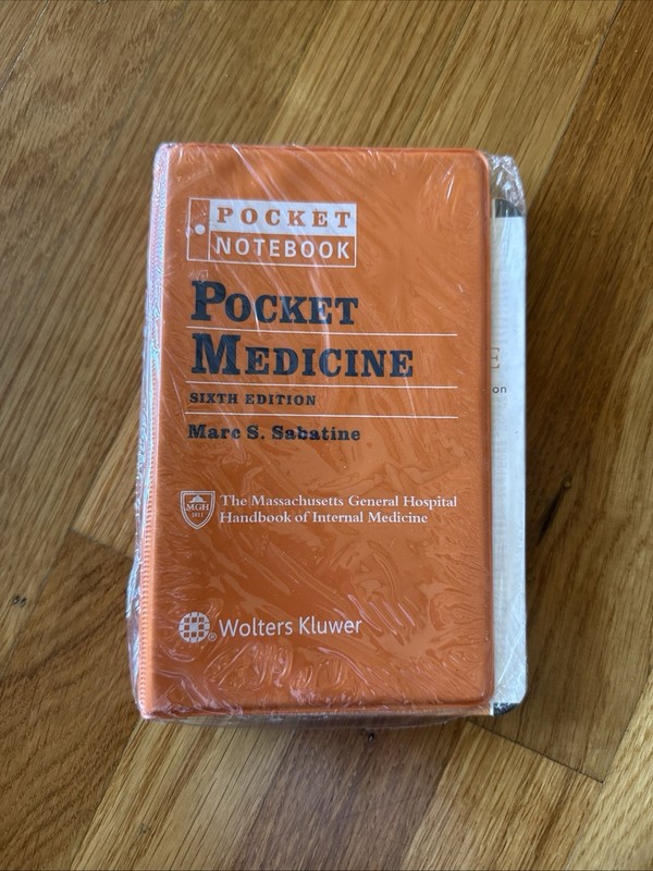 Pocket Notebook Pocket Medicine Marc S. Sabatine Ring Bound Sixth Edition NEW