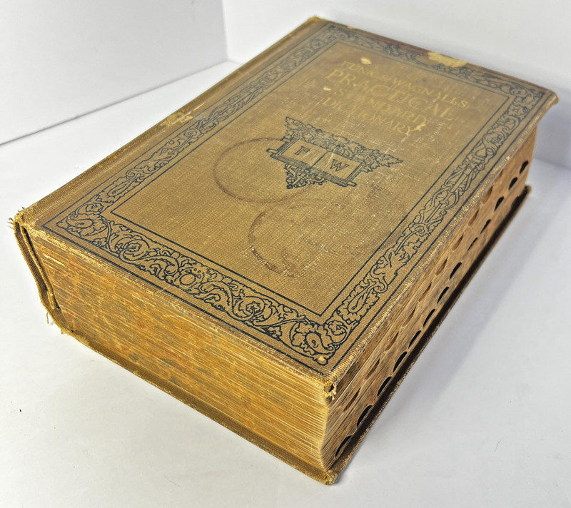 Antique 1928 Funk & Wagnalls Practical Standard Dictionary Hardcover gallery