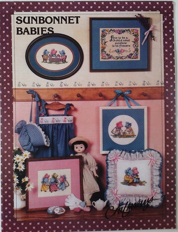 Craftways Sunbonnet Babies Sewing Cross Stitch Book (1985)