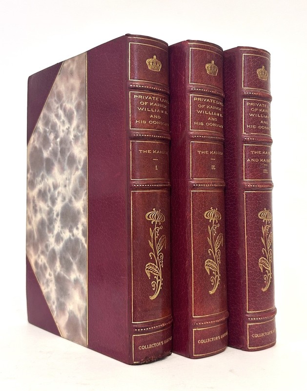 1909- Private Lives of Kaiser William II- Leather Set- German Emperor- Royalty gallery