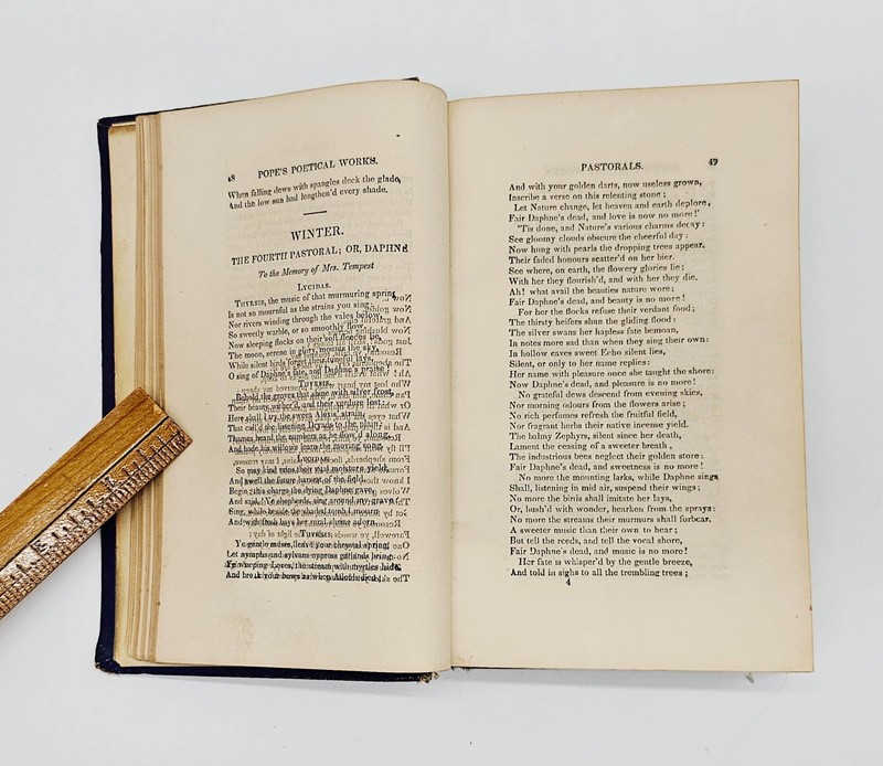 Political Works of Alexander Pope 1857-58 Two Volumes in One HC 306 pages gallery