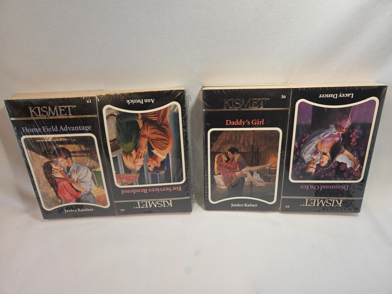 Lot of 8 Vintage Kismet Romance Paperback Novels Mixed Authors