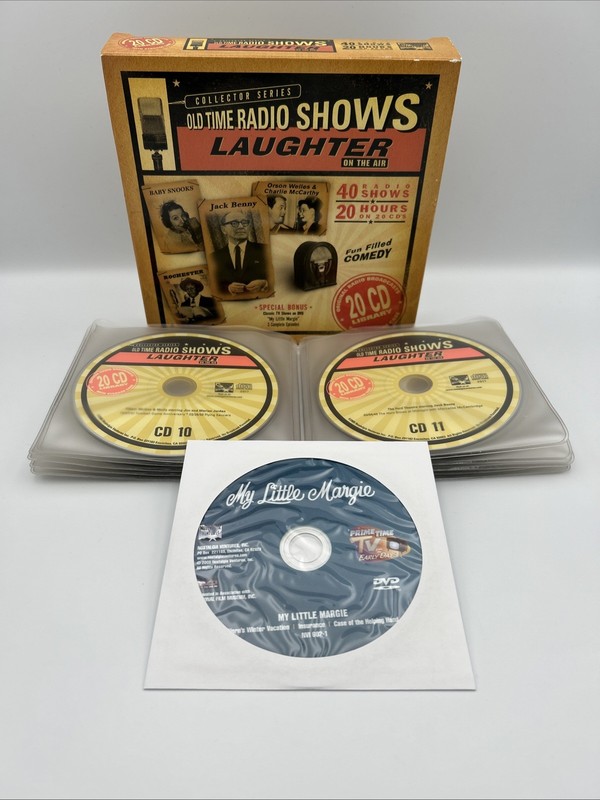Old Time Radio Shows Laughter on the Air Audiobook CDs Lot of 20 Radio Drama gallery