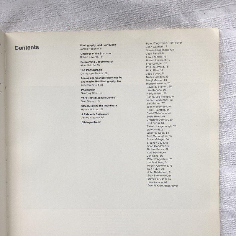 Photography And Language Camerawork Press 1st PB Ed 1976 gallery