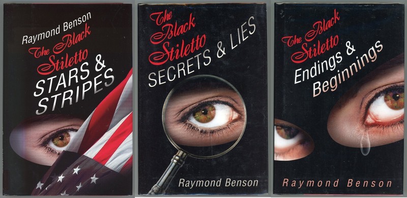 Black Stiletto Vigilante Superhero Lot of 3 Hardcover by Raymond Benson