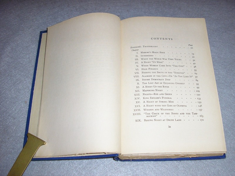 Antique London Nightlife Book In the 1890s Victorian Era Shaw Desmond w/DJ 1928 gallery