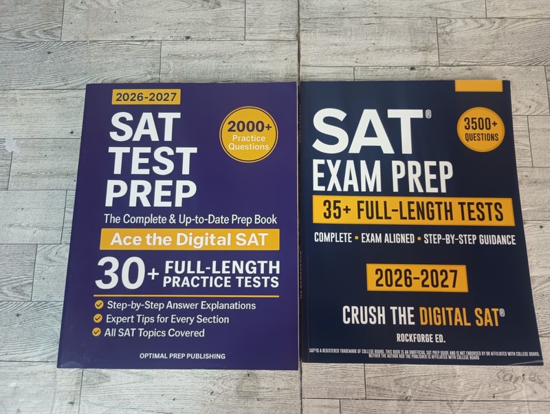 SAT Exam Prep: The Complete & Exam Aligned Study Guide + 1 More (Bundle)