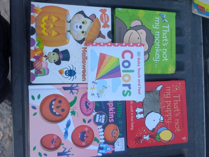 5 Children’s touch and feel books