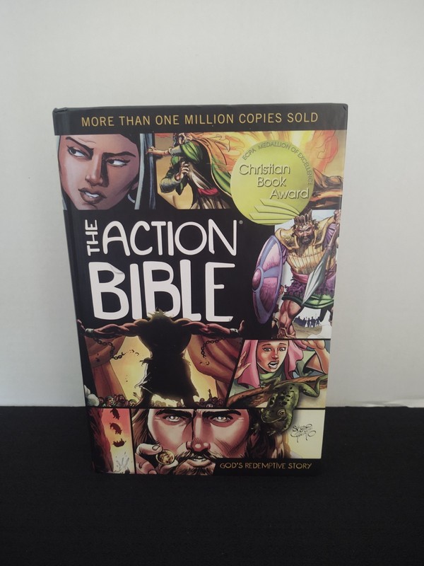 Action Bible : God’s Redemptive Story by Doug Mauss (2010, Hardcover)