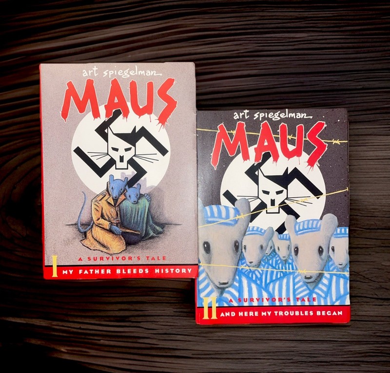 Art Spiegelman MAUS: A Survivor’s Tale 1 & 2 PB Comic Book Style Holocaust
