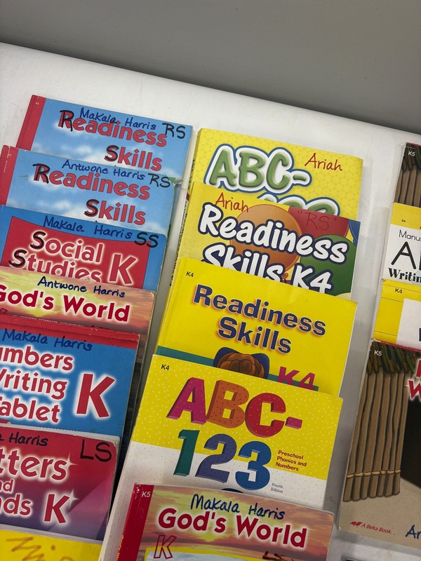 Abeka Homeschool Curriculum Grade Kindergarten Medium / Heavy Use See Pics Notes gallery