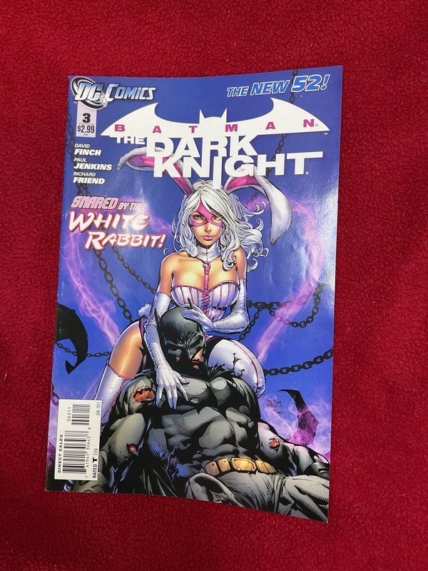 Batman The Dark Knight #3-2012-1st First Cover App White Rabbit-high grade