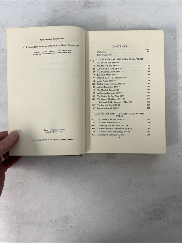 William Hillcourt | Baden-Powell | SIGNED | First American Edition 1964 HC gallery