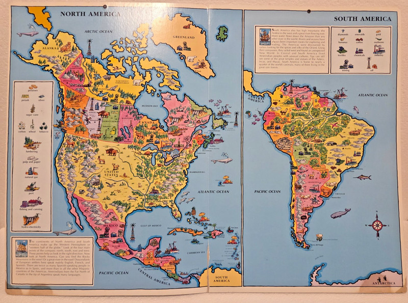 Vintage It's a Big Big World Jumbo Kids Atlas Learning Board Book - Sweet Item gallery