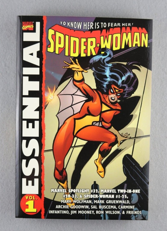MARVEL ESSENTIAL SPIDER-WOMAN VOL 1 TPB NEW OOP SPOTLIGHT 32 1977 1978 2005 RARE
